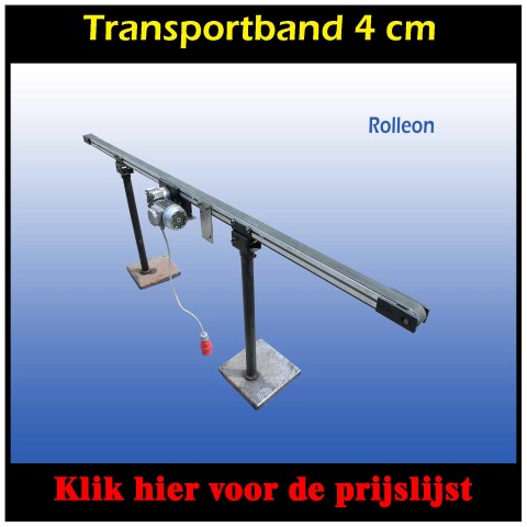 Transportband zaagmachine 