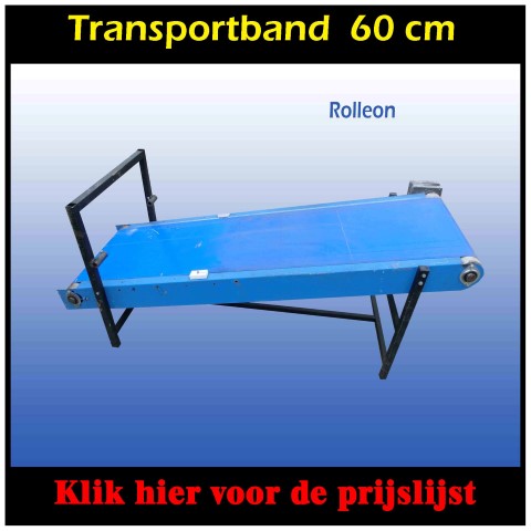 Transportband opvoerband