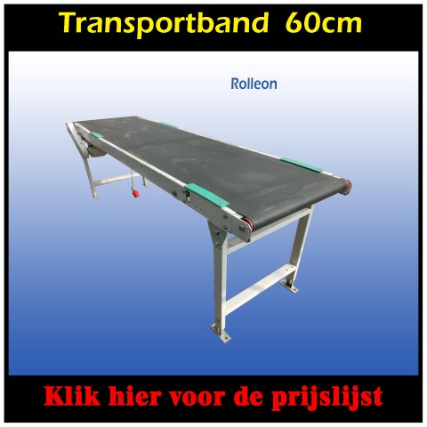 Transportband opvoerband