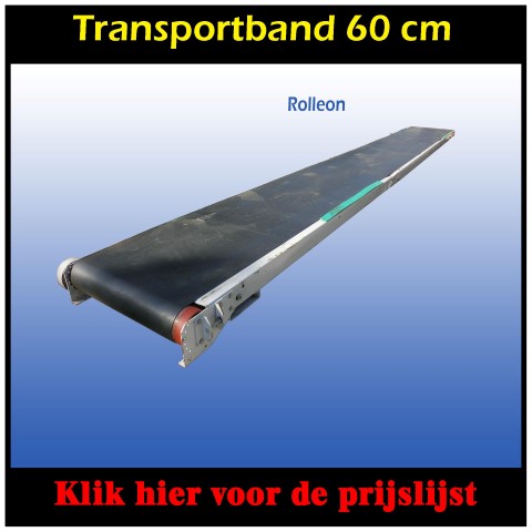 Transportband opvoerband