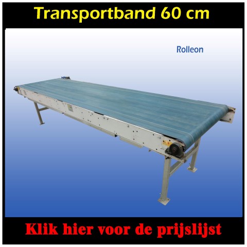 Aangedreven transportband 80 cm