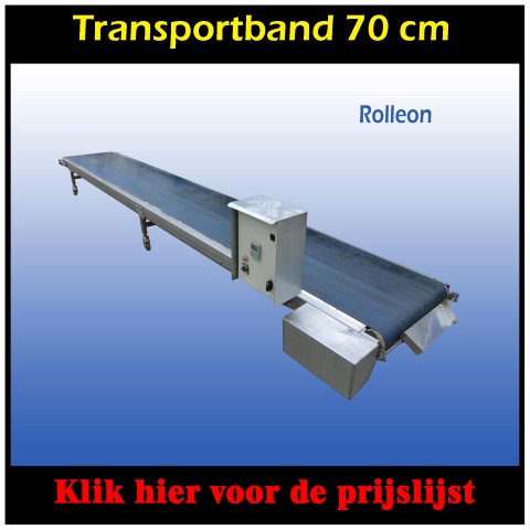 Transportband leger gebruikt 70cm