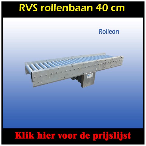 Rollenbaan RVS