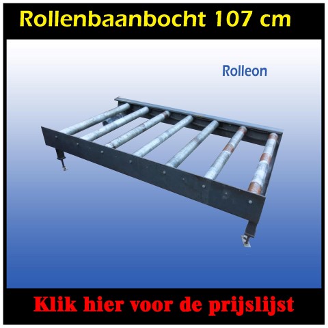 Aangedrevenrollenbaan gebruikt 60 cm