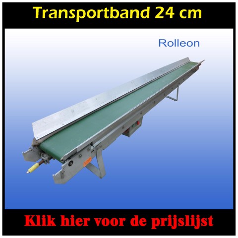Aluminium transportband 