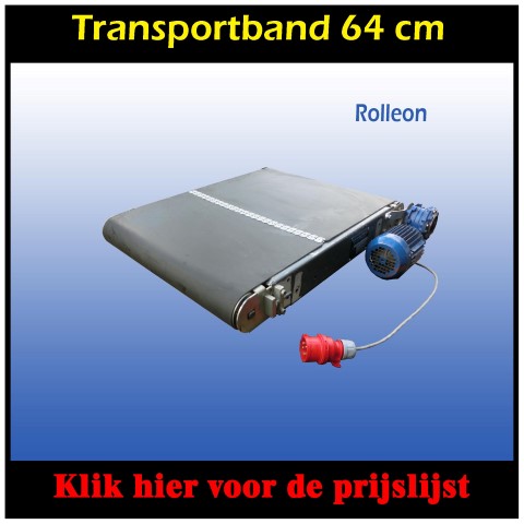 Transportband opvoerband