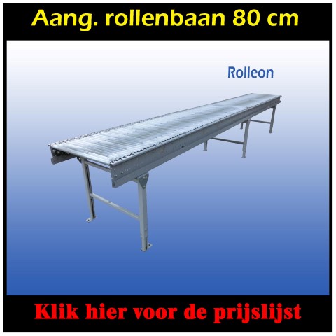 rollenbaan met buffer