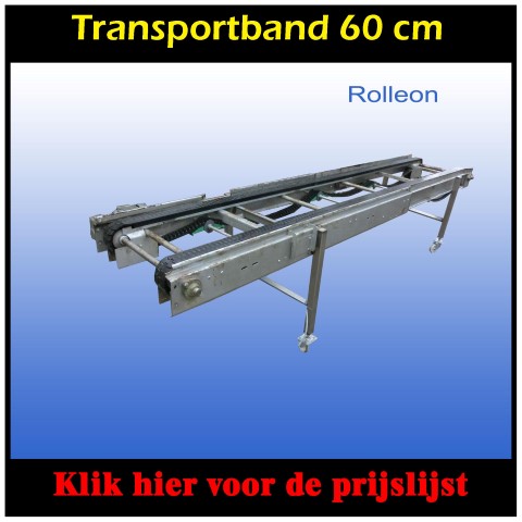 Transportband opvoerband