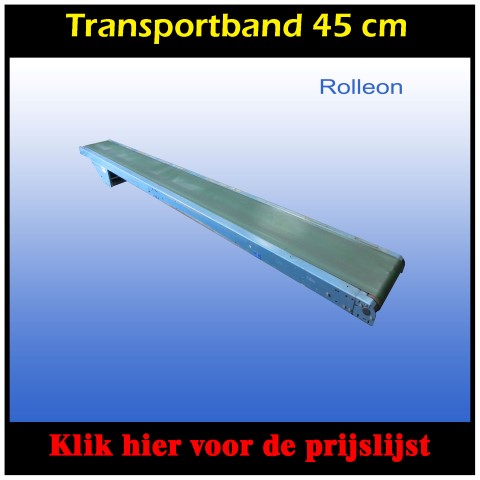 transportband zaagtafel 