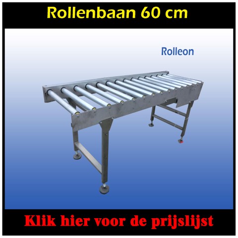 RVS aangedreven rollerbaan 60 cm