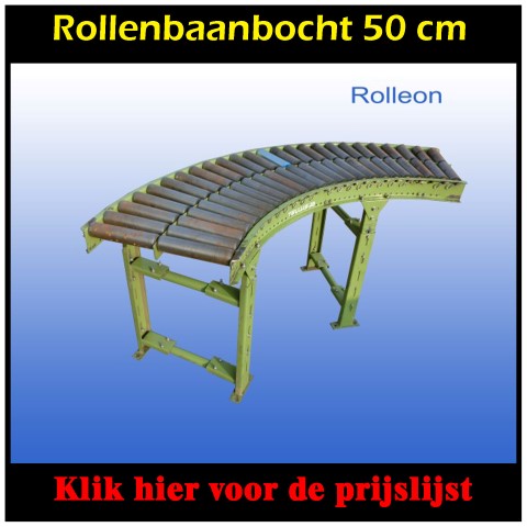 rollenbaanbocht 90 graden