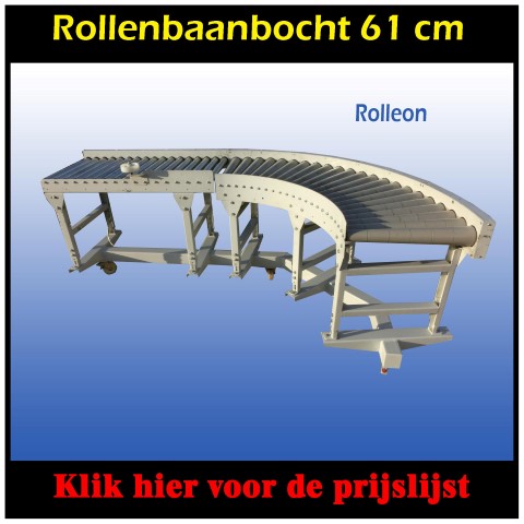 Aangedreven rollenbaan invoegstuk