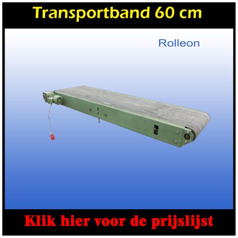 Transportband opvoerband