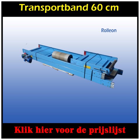 Transportband opvoerband