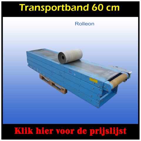 Transportband opvoerband