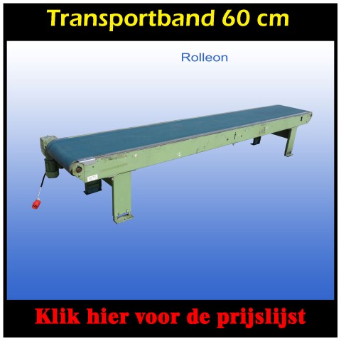 Transportband opvoerband
