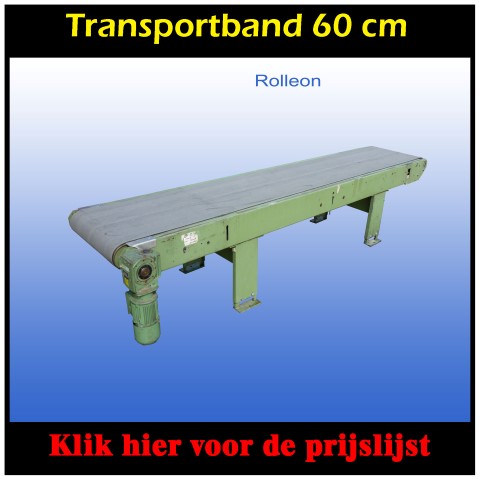 Transportband opvoerband