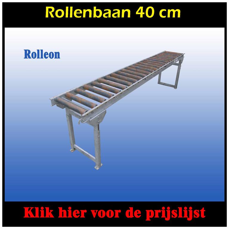 Stalen rollenbanen 40 cm