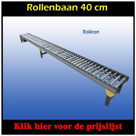 Aangedreven rollenbaan 40 cm