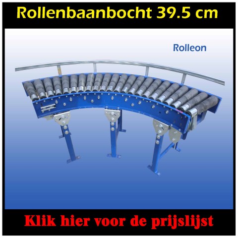 Aangedreven rollenbaanbocht