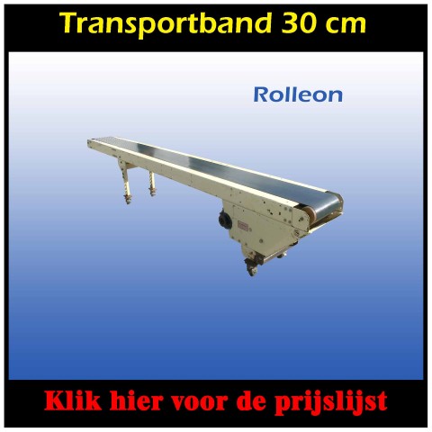 Aangedreven transportband 30 cm