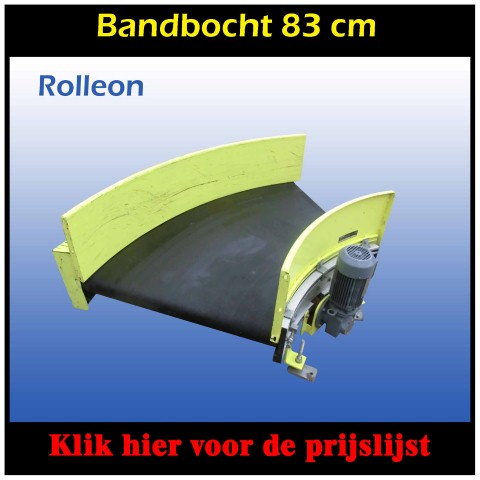 rollenbaanbocht 90 graden 83 cm