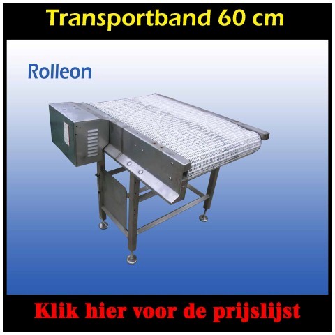 Transporband RVS 60 cm