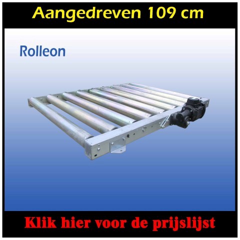 Aangedreven rollenbanen 109 cm