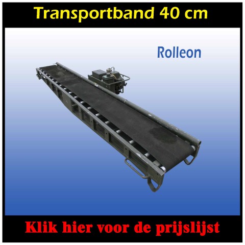 Aangedreven transportband 40 cm