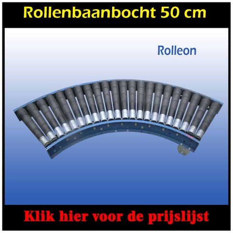 rollenbaanbocht 90 graden