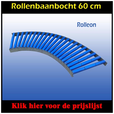 rollenbaanbocht 90 graden