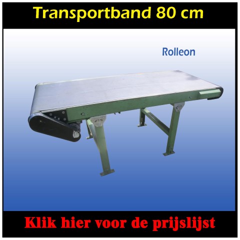 Transportband goedkoop 80 cm