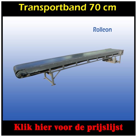 Transportband leger gebruikt 70cm