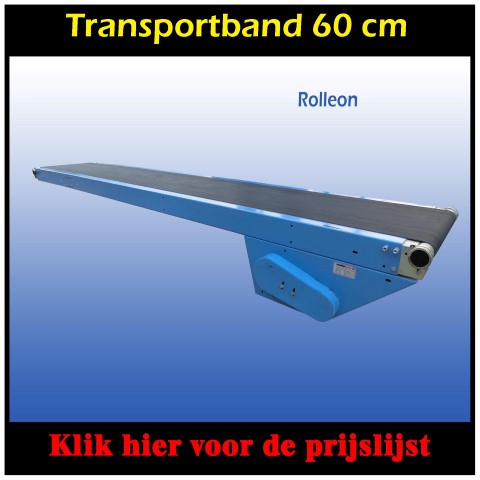 Transportbanden zo goed als nieuw