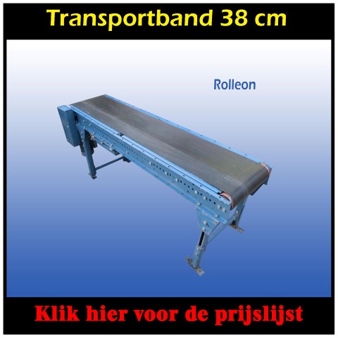 transportband te koop 38 cm 