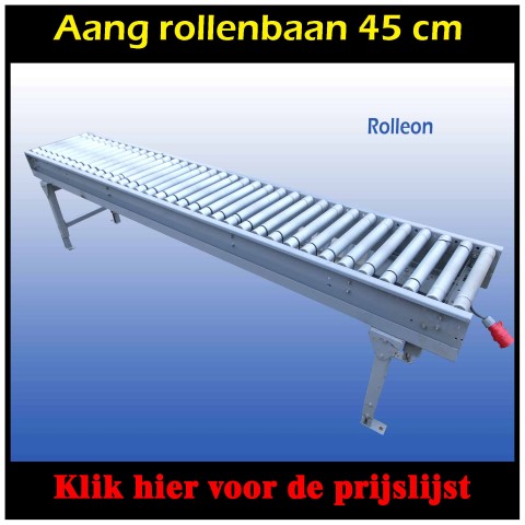 Aangedreven buffer rollenbaan