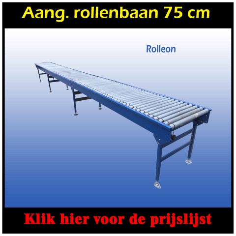 rollenbaan met buffer