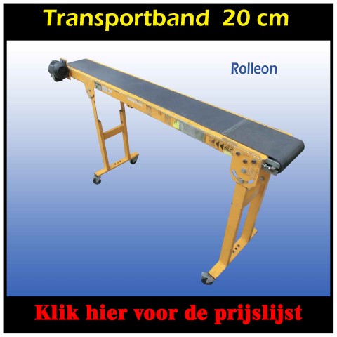 Transportband verrijdbaar 