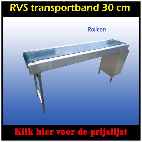 Transportband RVS