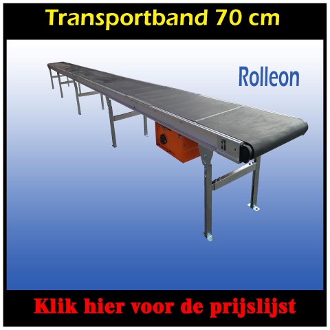 Transportbanden als nieuw