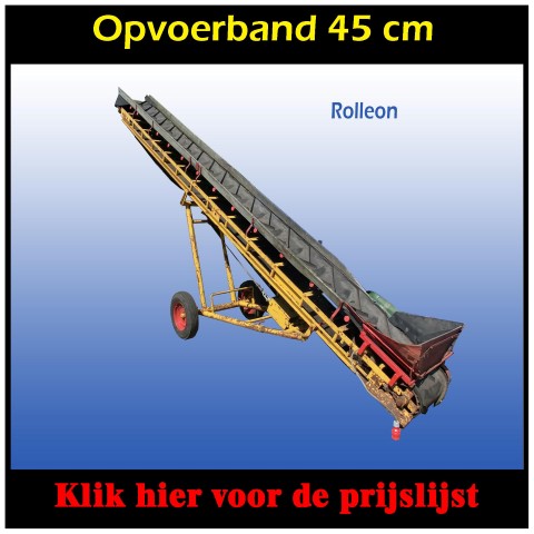 Opvoerband 45 voor afval