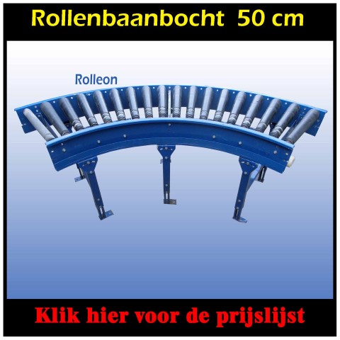 Rollenbaanbocht conisch