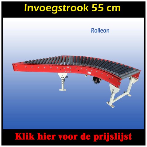 Invoegstrook rollenbaan 