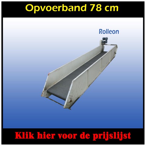 opvoerband haccp RVS cm 