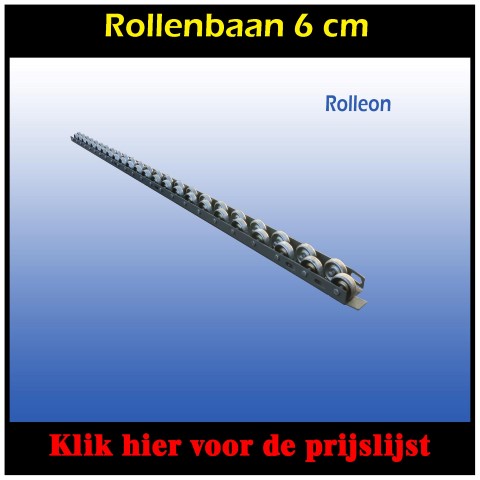 rollenbaan rails zijgeleiding