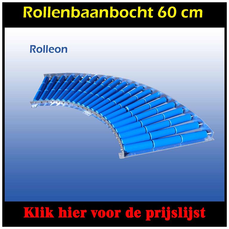 rollenbaanbocht nieuw 60 cm 