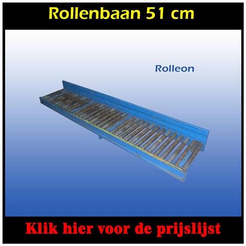 Stalen rollenbanen 51 cm