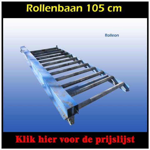 Stalen rollenbaan 105 cm breed