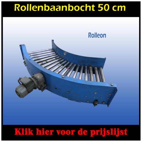 rollenbaanbocht 90 graden