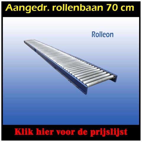 aangedreven rollenbaan 60 cm